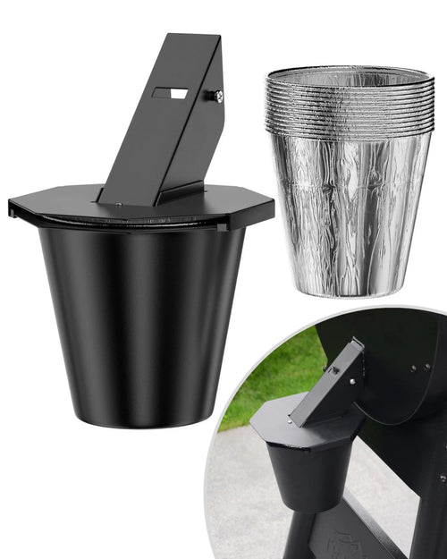 🔥LAST DAY SALE 55% OFF✨Grease Bucket with Lid & Silicone Liner